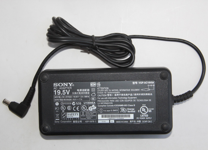 *Brand NEW*VGP-AC1917 VGP-AC19V54 SONY VGP-AC19V9 DC 19.5V 7.7A (150W) AC DC Adapter POWER SUPPLY